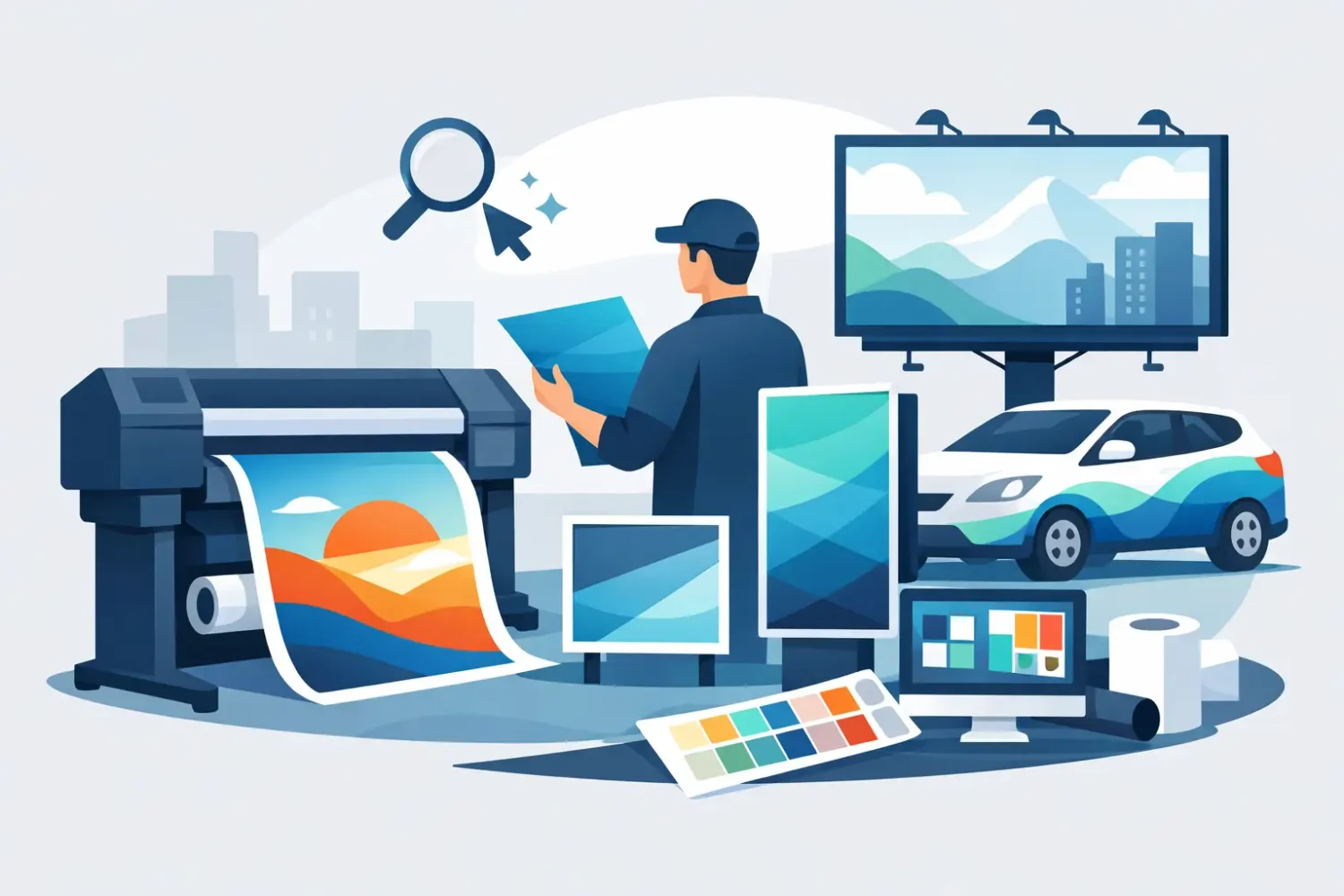 Digital Printing for Signage That Fits the Job