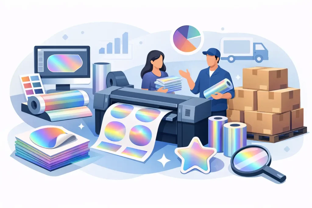 Holographic Sticker Printing Wholesale Guide