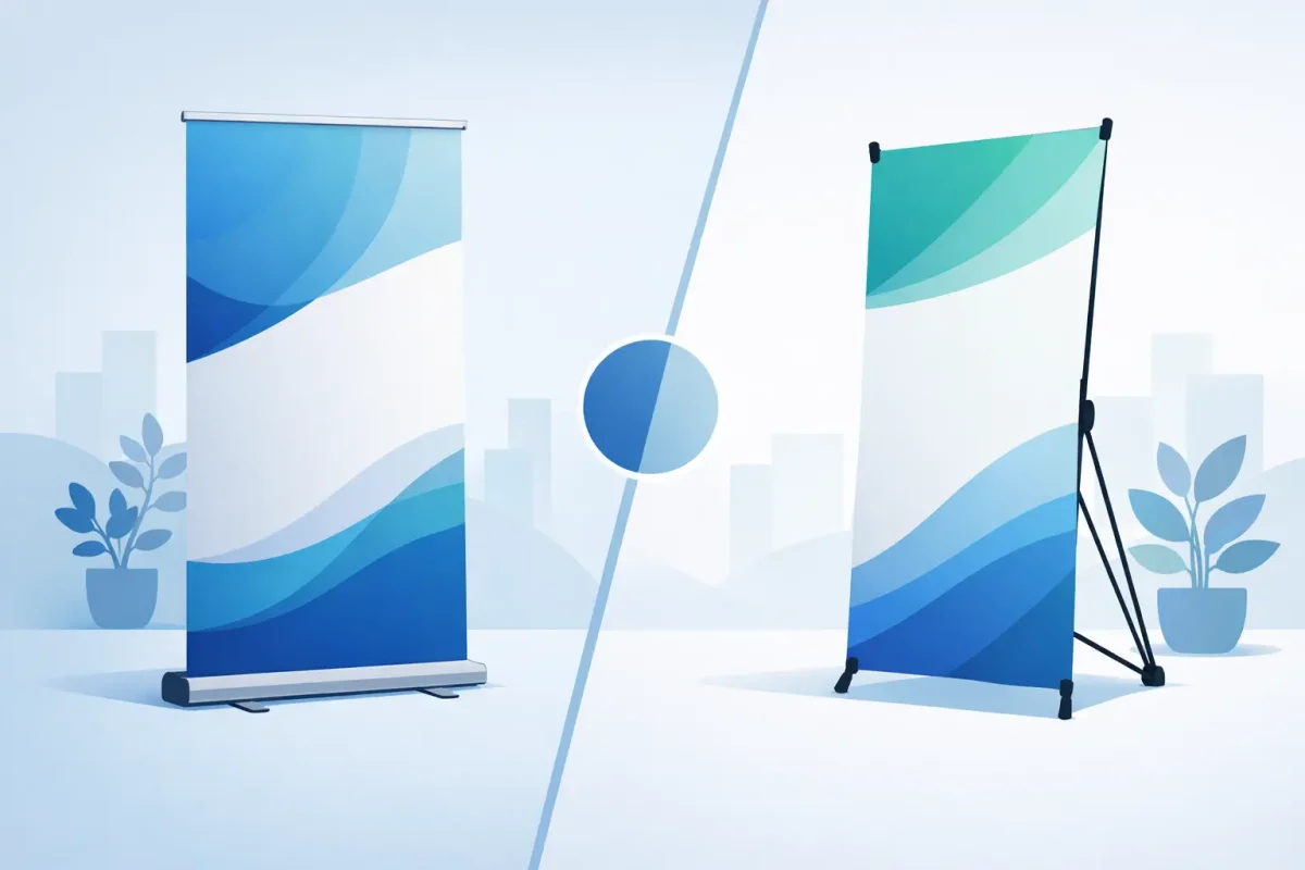 Roll Up Stand vs X Banner: Which Fits Better?