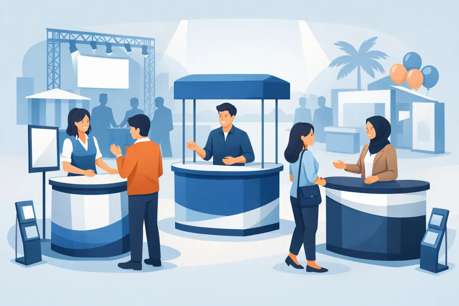 Promotional Counters Malaysia for Events