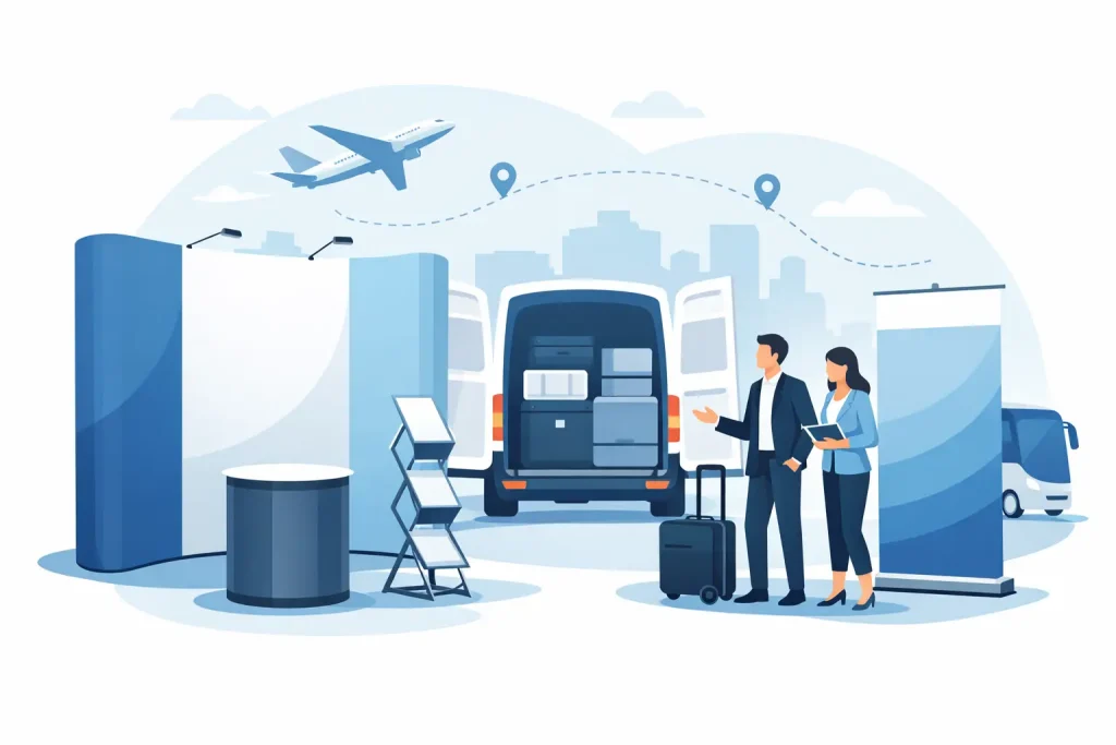 Best Displays for Roadshows That Travel Well