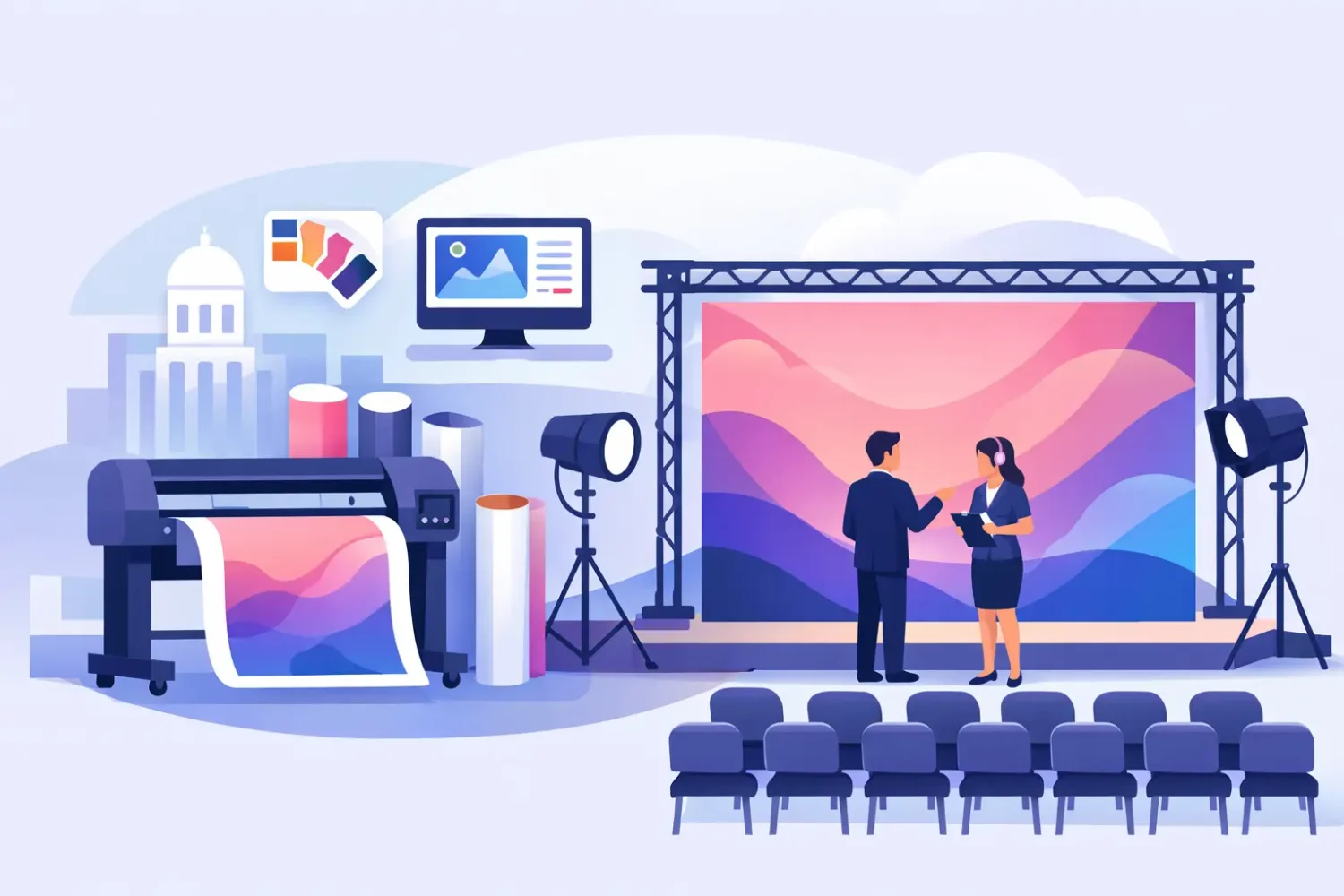 Event Backdrop Printing Johor Bahru for Events